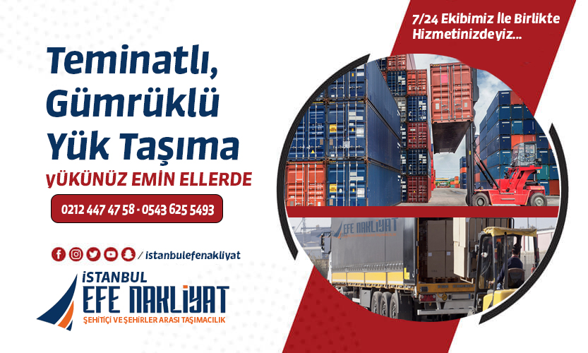 Teminatlı, Gümrüklü Yük Taşıma