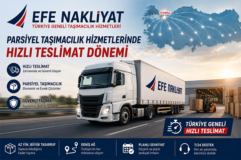 Parsiyel Taşımacılık Hizmetlerinde Hızlı Teslimat Dönemi